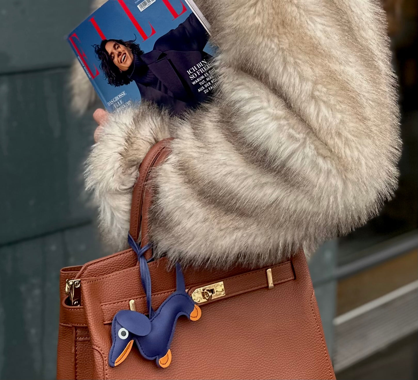 Dackel charm - dunkelblau